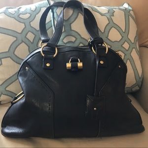 YSL Muse Bag in Espresso